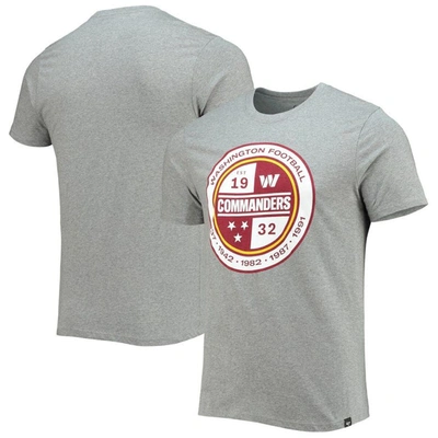Shop 47 ' Gray Washington Commanders Imprint Super Rival T-shirt