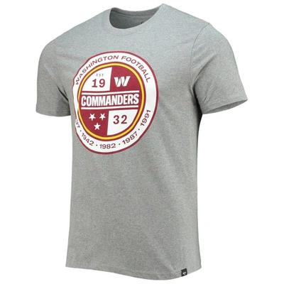 Shop 47 ' Gray Washington Commanders Imprint Super Rival T-shirt