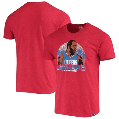 Shop 47 Kawhi Leonard Red La Clippers Player Graphic T-shirt