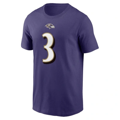 Shop Nike Odell Beckham Jr. Purple Baltimore Ravens Player Name & Number T-shirt