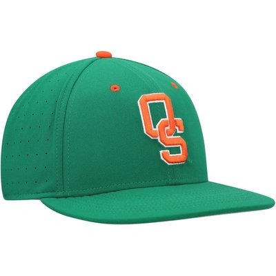 Shop Nike Green Oklahoma State Cowboys Aero True Baseball Performance Fitted Hat