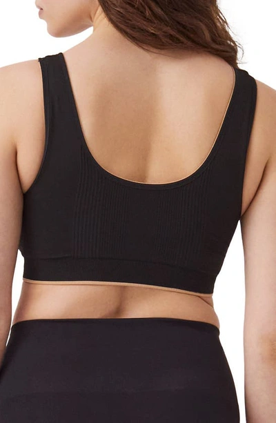 Spanxr Breast Of Both Worlds Reversible Wireless Bra In Very Black/ Barely
