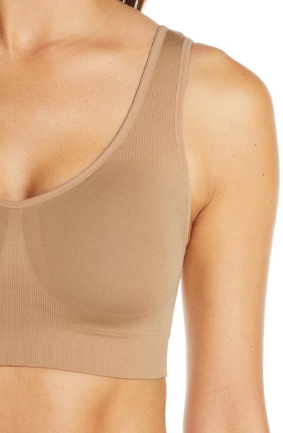 Shop Spanxr Breast Of Both Worlds Reversible Wireless Bra In Very Black/ Barely