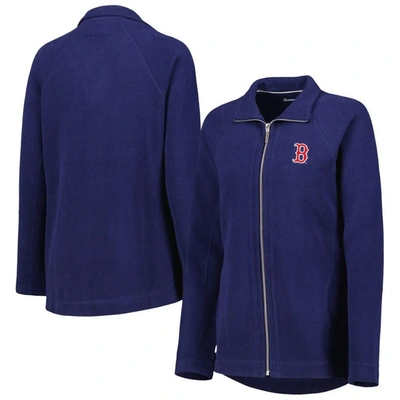 Shop Tommy Bahama Navy Boston Red Sox Aruba Raglan Full-zip Jacket
