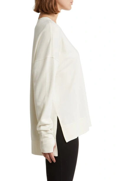 Sweaty Betty After Class Sweatshirt In Lily Wht