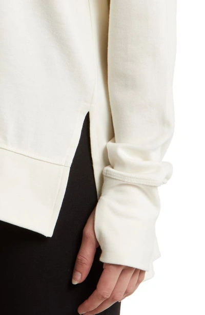 Sweaty Betty After Class Sweatshirt In Lily Wht
