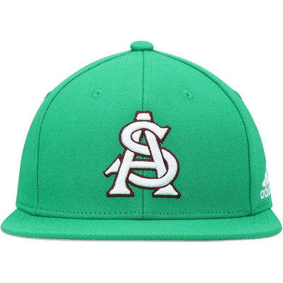 Shop Adidas Originals Adidas Green Arizona State Sun Devils On-field Baseball Fitted Hat