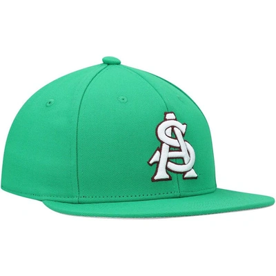 Shop Adidas Originals Adidas Green Arizona State Sun Devils On-field Baseball Fitted Hat