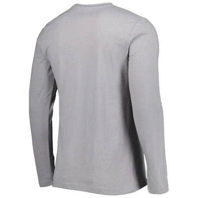 Shop Concepts Sport Deep Sea Blue/gray Seattle Kraken Meter Long Sleeve T-shirt & Pants Sleep Set