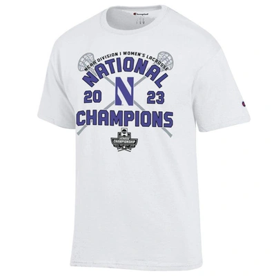Shop Champion Lacrosse National S Locker Room T-shirt In White