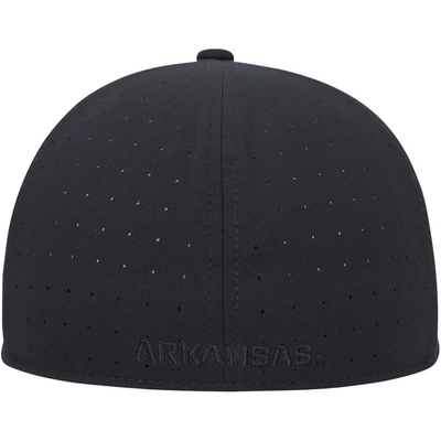 Shop Nike Arkansas Razorbacks Triple Black Performance Fitted Hat