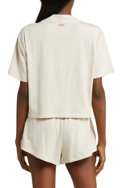 Shop Lunya Slumberknit™ Short Pajamas In Emollient Oat