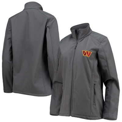 Shop Dunbrooke Gray Washington Commanders Sonoma Softshell Full-zip Jacket