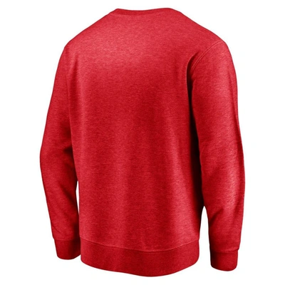 Shop Fanatics Branded Red Houston Rockets Game Time Arch Pullover Sweatshirt