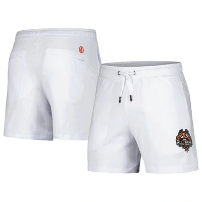 Shop Fisll Unisex   White 2023 Wnba All-star Game Applique Shorts