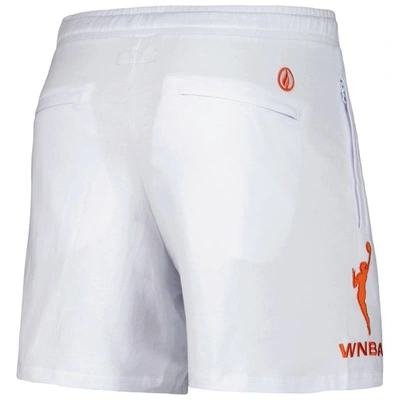 Shop Fisll Unisex   White 2023 Wnba All-star Game Applique Shorts