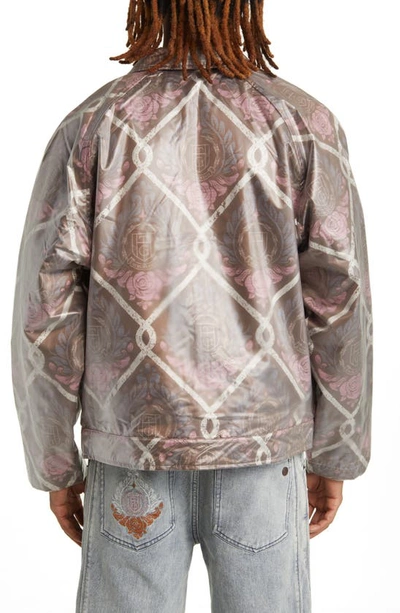 Shop Honor The Gift Gas Station Floral Jacket In Brown