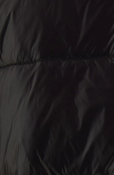 Shop Michael Michael Kors Water Resistant 500 Fill Power Down Jacket In Black