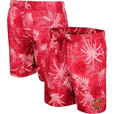 Shop Colosseum Red Maryland Terrapins What Else Is New Swim Shorts