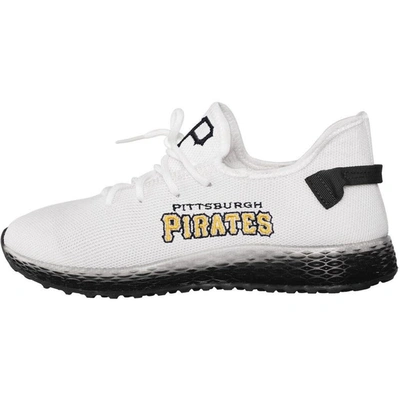Shop Foco Pittsburgh Pirates Gradient Sole Knit Sneakers In White