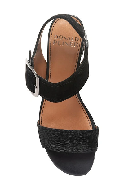 Shop Donald Pliner Ankle Strap Sandal In Black