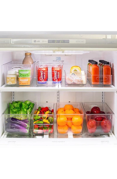 Sorbus 8-pack Large Clear Fridge Organizer Bins In Clear