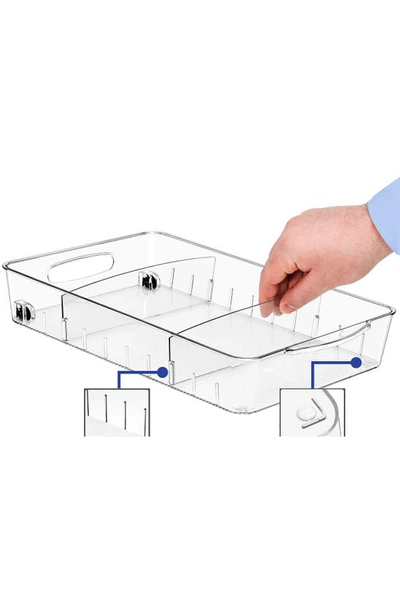 Sorbus Large 2-pack Fridge Storage Bins On Wheels In Clear