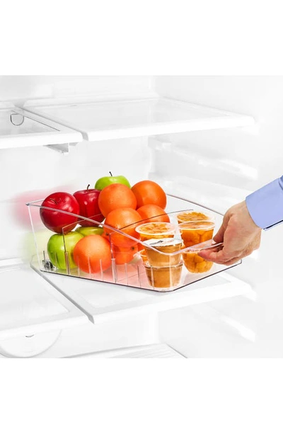 Sorbus Large 2-pack Fridge Storage Bins On Wheels In Clear