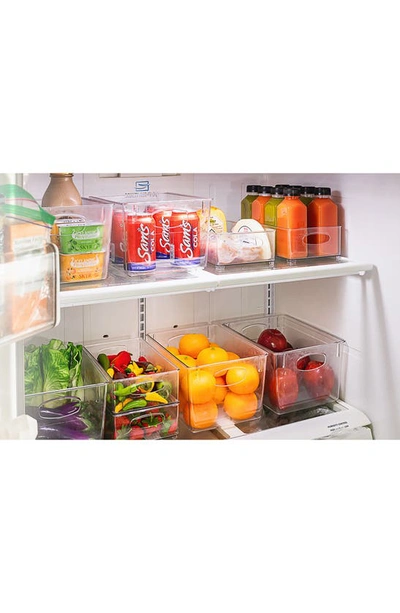 Sorbus Set Of 8 Clear Fridge Organizer Bins In Clear