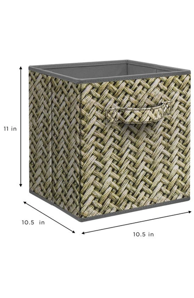 Sorbus Set Of 4 Storage Bins In Woven Gray