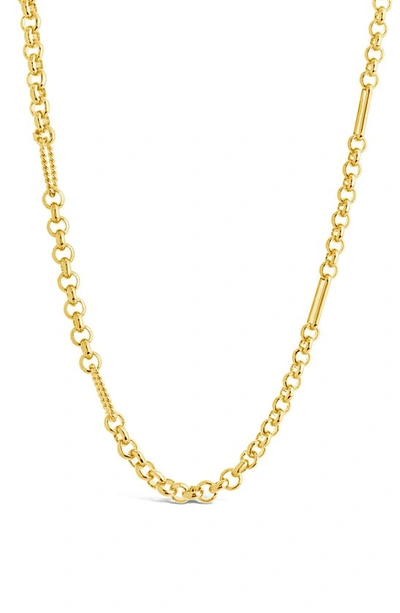 Sterling Forever Leisel Chain Necklace In Gold