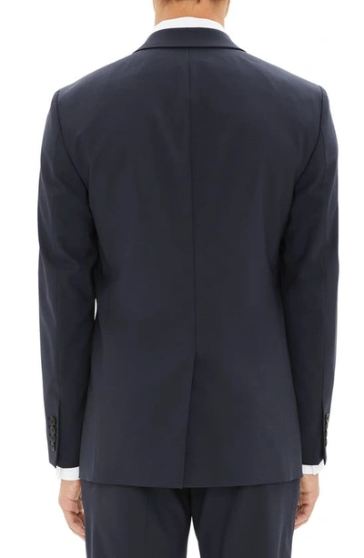 Theory Chambers Virgin Wool-blend Twill Suit Jacket In Blue