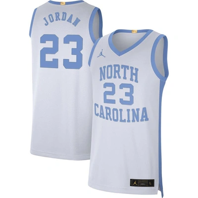 Shop Jordan Brand Michael Jordan White North Carolina Tar Heels Limited Retro Jersey