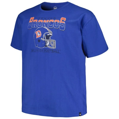 Shop 47 ' Royal Denver Broncos Time Lock Franklin T-shirt