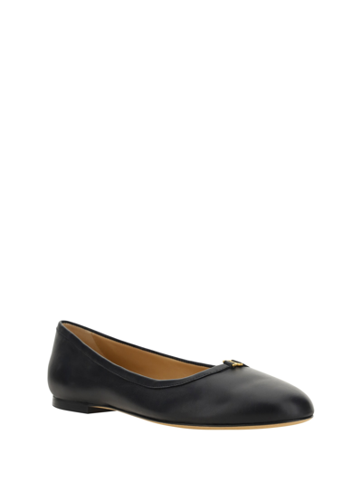 Shop Chloé Marcie Ballerinas In Black