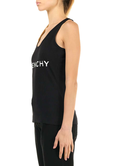 Shop Givenchy Top With Logo In Black