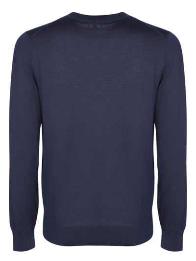 Shop Brioni Cashmere Blue Sweater