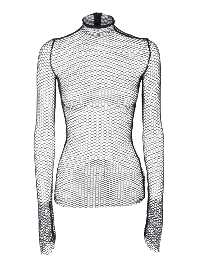 Rev Mesh Top In Black