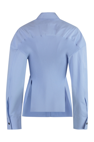Shop Alexander Wang Cotton Shirt In Light Blue