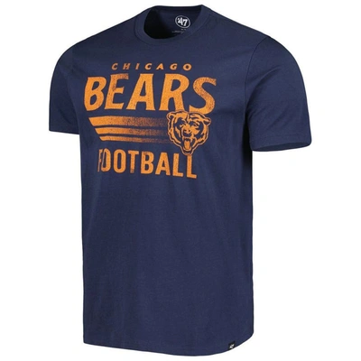 Shop 47 ' Navy Chicago Bears Wordmark Rider Franklin T-shirt
