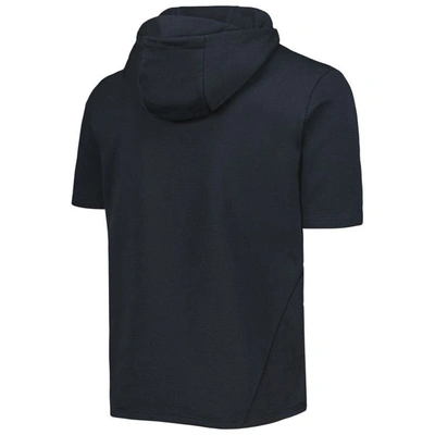 Shop Levelwear Black San Francisco Giants Recruit Full-zip Short Sleeve Hoodie