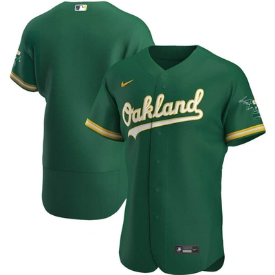Shop Nike Kelly Green Oakland Athletics Authentic Team Jersey
