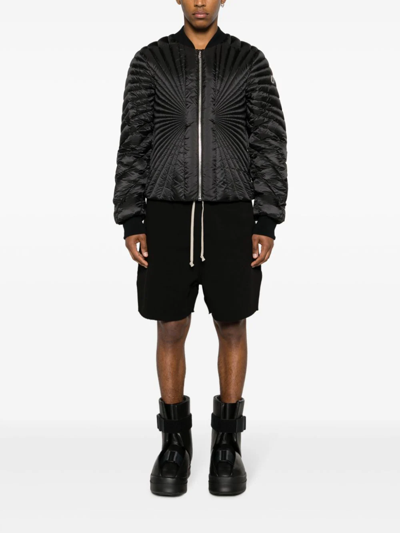 Shop Moncler Genius Giacca Bomber Radiance Flight In Black