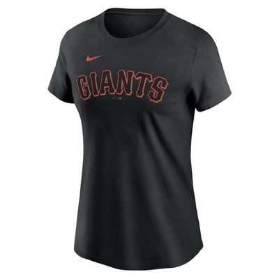 Shop Nike Alyssa Nakken Black San Francisco Giants Name & Number T-shirt