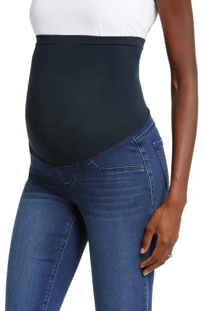 Shop 1822 Denim Better Butter Slim Straight Leg Maternity Jeans In Lanie