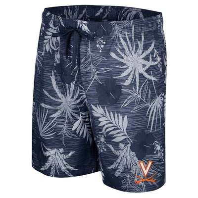 Shop Colosseum Navy Virginia Cavaliers What Else Is New Swim Shorts