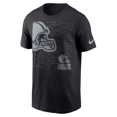 Shop Nike Black Cleveland Browns Rflctv T-shirt