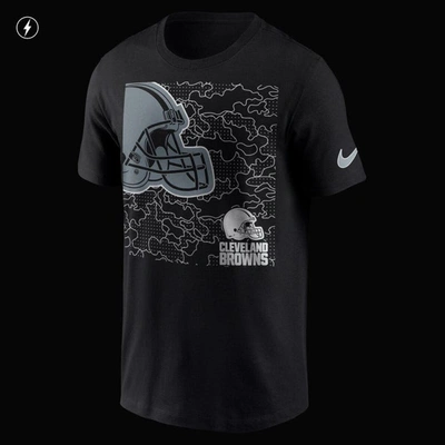 Shop Nike Black Cleveland Browns Rflctv T-shirt