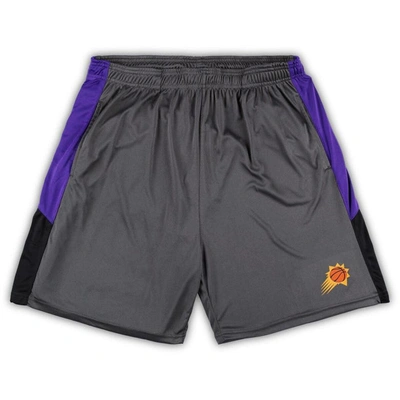 Shop Fanatics Branded Gray Phoenix Suns Big & Tall Shorts