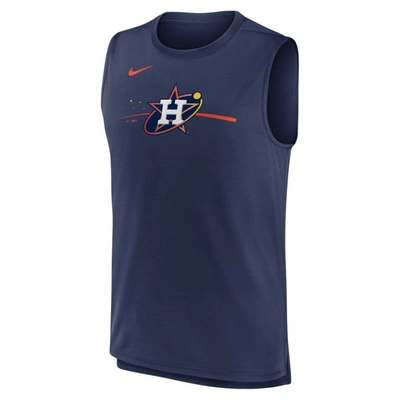 Shop Nike Navy Houston Astros City Connect Muscle Tank Top